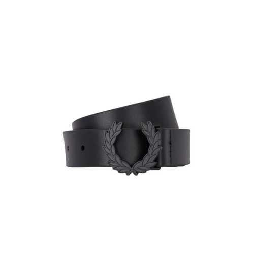 Fred Perry - Ceinture en Cuir Noire - Maroquinerie fred perry homme
