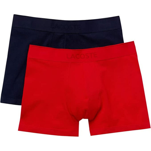 Lacoste Underwear - Boxer court homme Marine / Rouge - Lacoste montre maroquinerie underwear