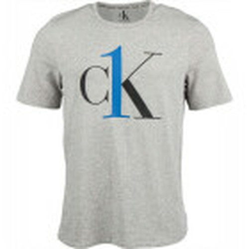 Calvin Klein Underwear - T SHIRT MANCHE COURTE Gris / Bleu - Promotions Calvin Klein Underwear