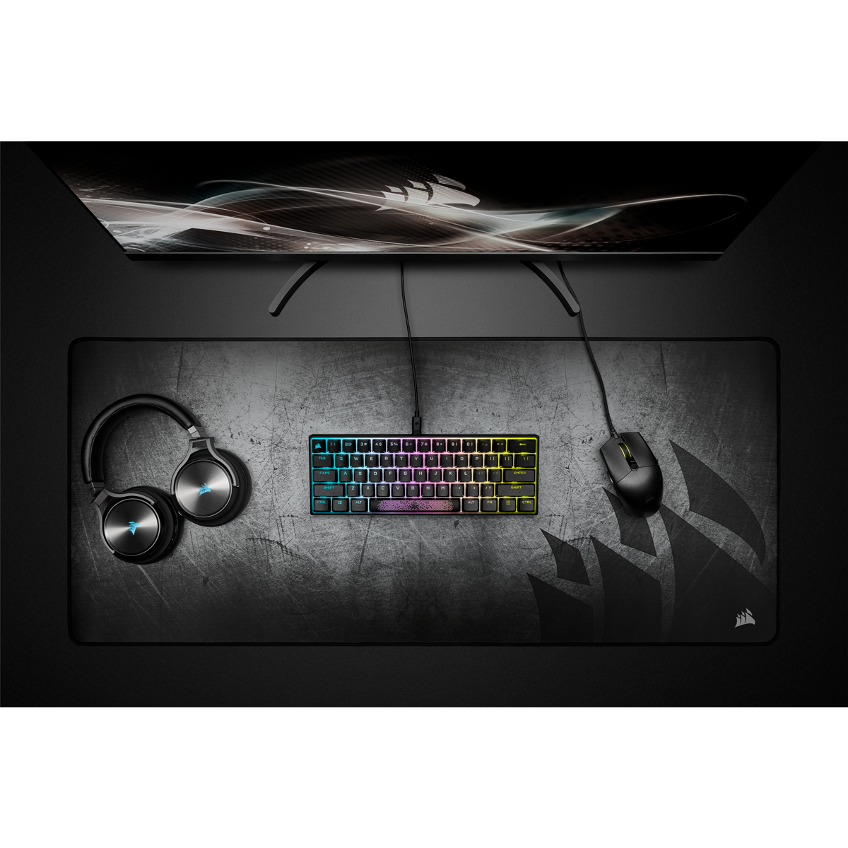 Clavier gaming K65 RGB Mini Corsair Noir