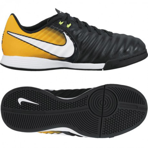 Tennis basse à lacets Nike homme bicolore - Noir et Jaune 