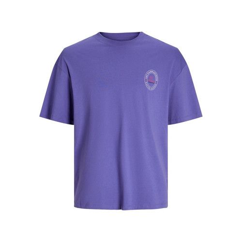 Jack & Jones - T-shirt col ras du cou violet clair - T shirt polo homme