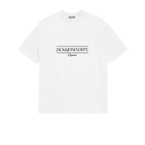 Jack & Jones - T-shirt double col blanc - T shirt polo homme