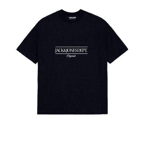 Jack & Jones - T-shirt double col noir - T shirt polo homme