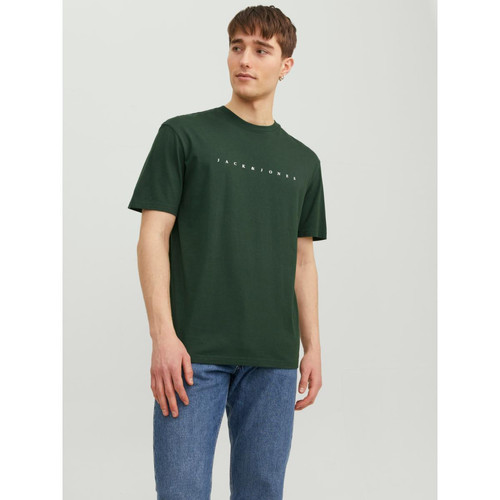 Jack & Jones - T-shirt manches courtes vert foncé - Jack et jones