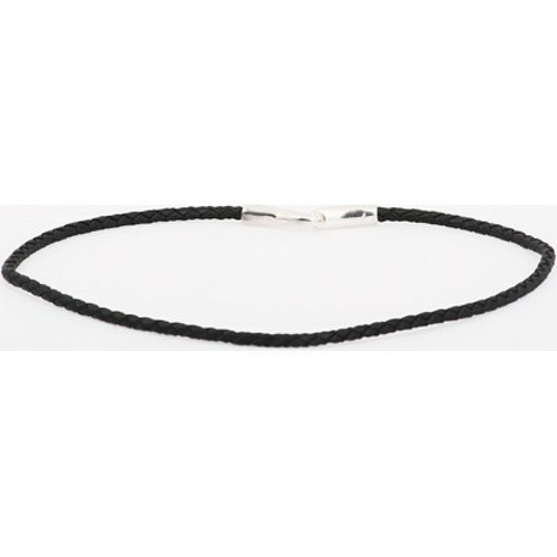 COLLIER HOMME CUIR TRESSE