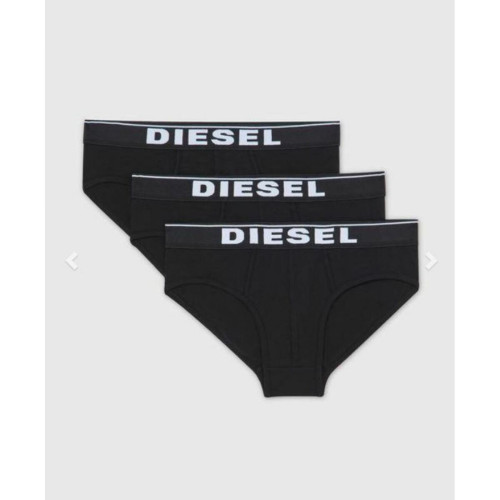 Diesel Underwear - Pack de 3 slips ceinture élastique noirs - Cadeaux Saint Valentin Sous-Vêtements HOMME
