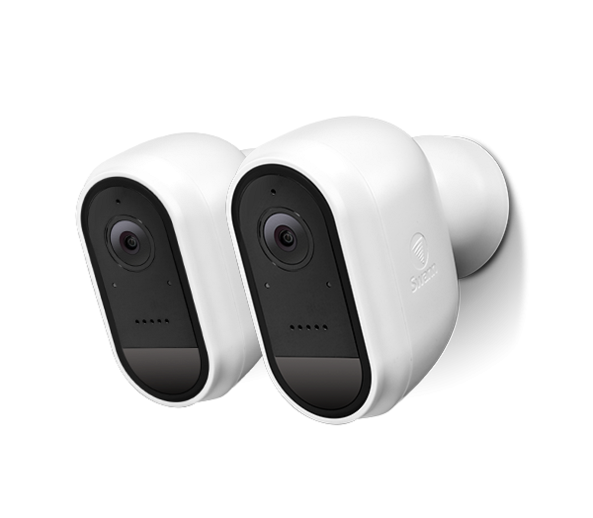 2 caméras de sécurité Sans Fil Full HD - Blanc