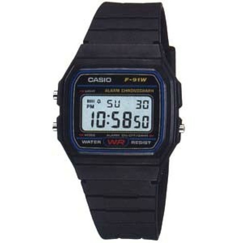 Casio - Montre Homme F-91W-1YER Casio Collection - Montre chronographe homme