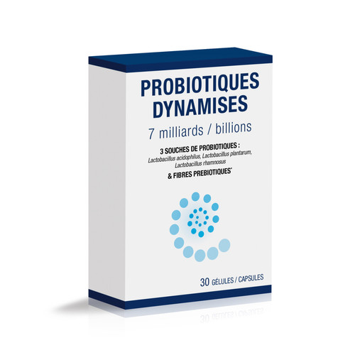 Nutri-expert - Probiotiques Dynamises 7m - 30 gélules végétales - Cadeaux Made in France
