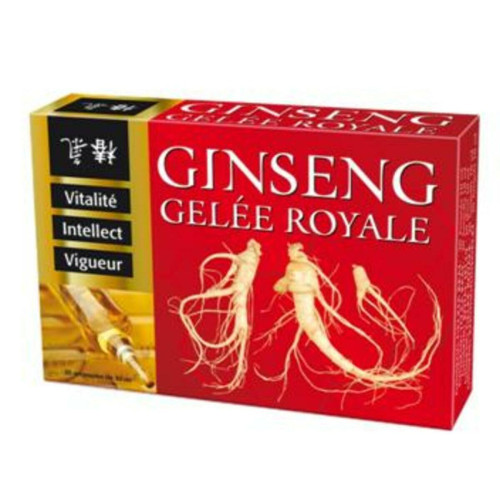 Nutri-expert - Ginseng Gelee Royale "Pour Se Fortifier" - 20 ampoules - Produit sommeil vitalite energie