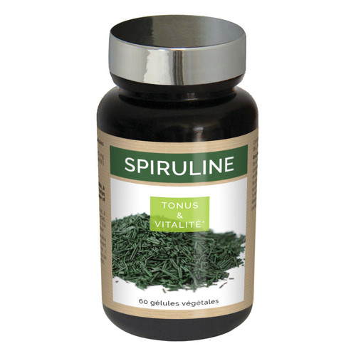 Nutri-expert - Spiruline "Pour Améliorer Votre Tonus Et Votre Vitalité" - 60 gélules végétales - Produit bien etre sante
