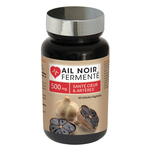 Nutri-expert - Ail Noir "Pour Une Bonne Santé Cardio - Vasculaire" - 60 gélules végétales - Produit bien etre sante