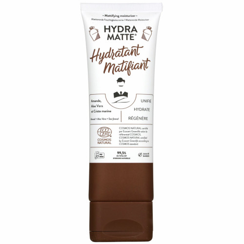 Monsieur Barbier - Crème Hydratante Matifiante Hydra Matte Certifiée Ecocert Cosmos Nat - Cadeaux Made in France