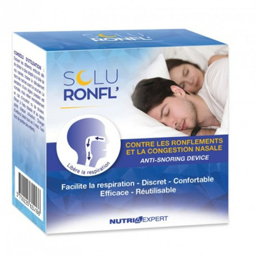 Nutri-expert - Dispositif Nasal Anti-Ronflement - Soluronfl - Produit sommeil vitalite energie