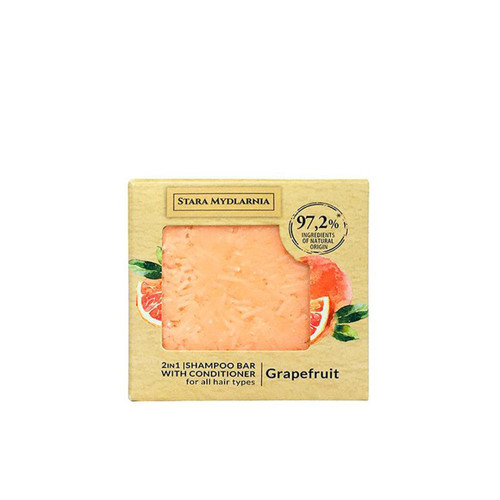 Bodymania - Shampoing Solide Avec Packaging En Carton  Grapefruit - Cosmetique homme