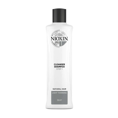 Nioxin - Shampooing densifiant System 1 - Cheveux normaux à fins - Produit chute cheveux homme