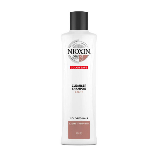 Nioxin - Shampooing densifiant System 3 - Cheveux normaux à fins colorés - Produit chute cheveux homme