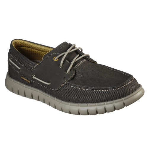 Skechers - Chaussures bateau MOREWAY - BARCO chocolat - Chaussures homme
