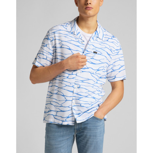 Lee - Chemise imprimée SS Resort Shirt - Mode homme