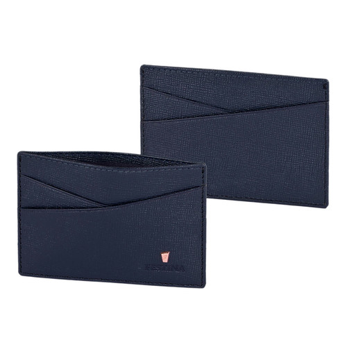 Festina - Porte Carte en cuir Bleu  4 Cartes - Porte cartes portefeuille homme
