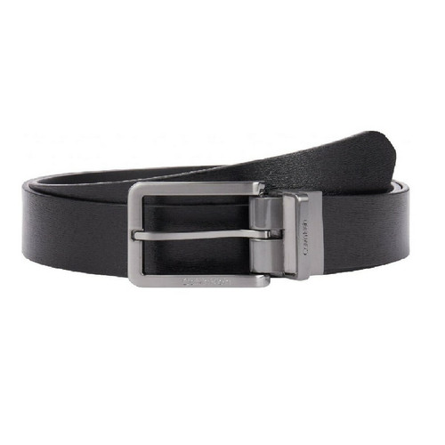 Calvin Klein Maroquinerie - ceinture en cuir noir - Printemps des marques