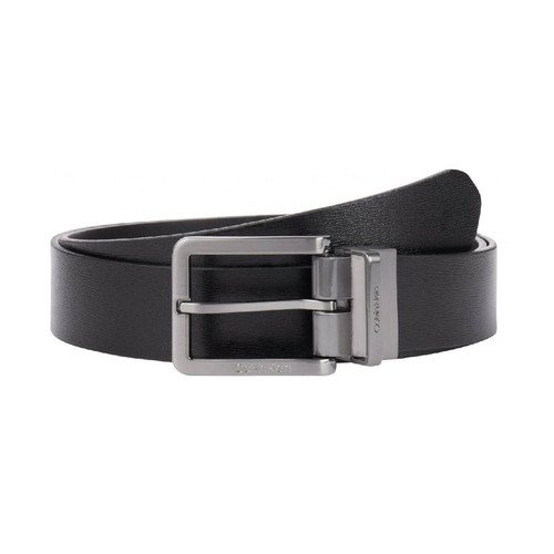 Calvin Klein Maroquinerie - ceinture noire en cuir - Printemps des marques