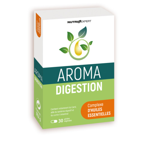 Nutri-expert - Aroma Digestion - 30 gélules végétales - Produits bien etre relaxation