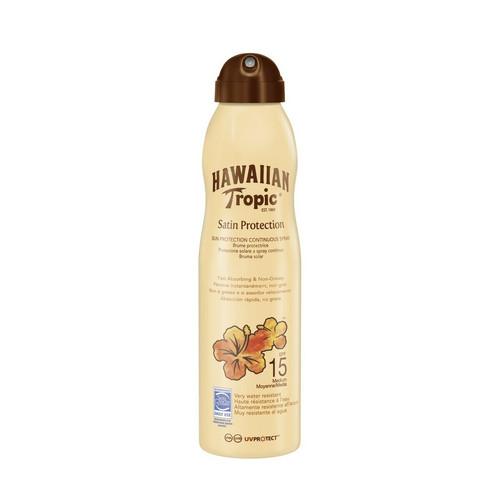 Hawaiian Tropic - Brume Protectrice Satin - Spf 15 - Soins solaires