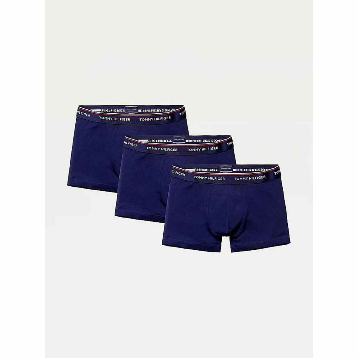 Pack de 3 boxers logotés - Bleu Tommy Hilfiger Underwear en coton