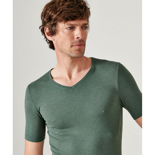 Tee-shirt Manches Courtes Vert Eucalyptus Thermolactyl