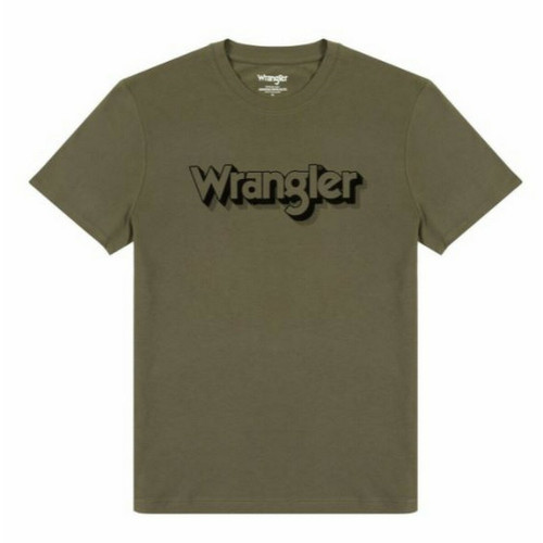 Wrangler - T-Shirt Homme SS Logo Tee - Promotions Mode HOMME