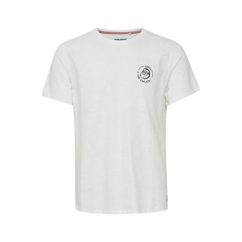 Blend - Tee-shirt homme blanc - Promotions Mode HOMME