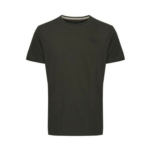 Blend - Tee-shirt homme vert foncé - Promos cosmétique et maroquinerie