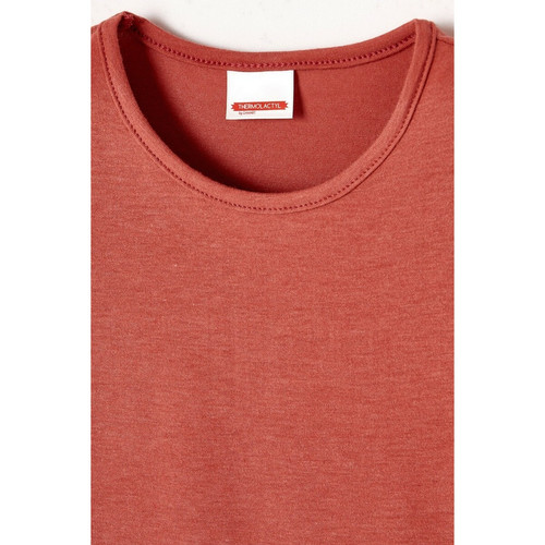 Tee-shirt Manches Courtes Rose Terracotta Thermolactyl