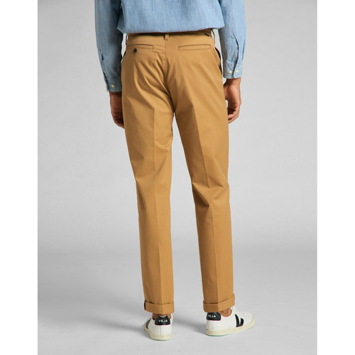 Pantalon Chino pour Homme en coton marron