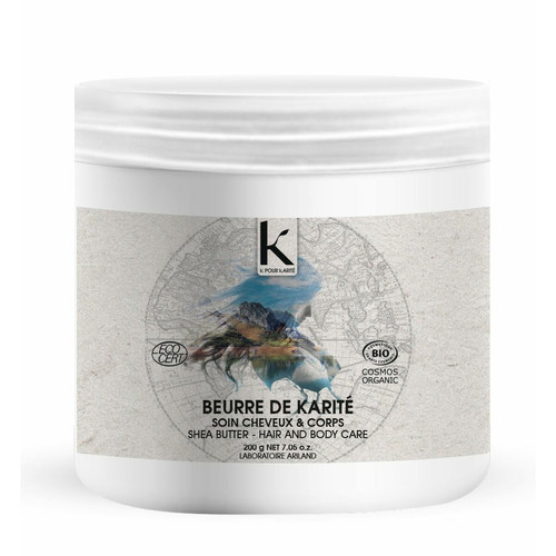 K Pour Karite - Beurre De Karité - Apres shampoing cheveux homme