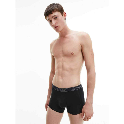 Boxer logoté ceinture élastique - Noir Calvin Klein Underwear en coton