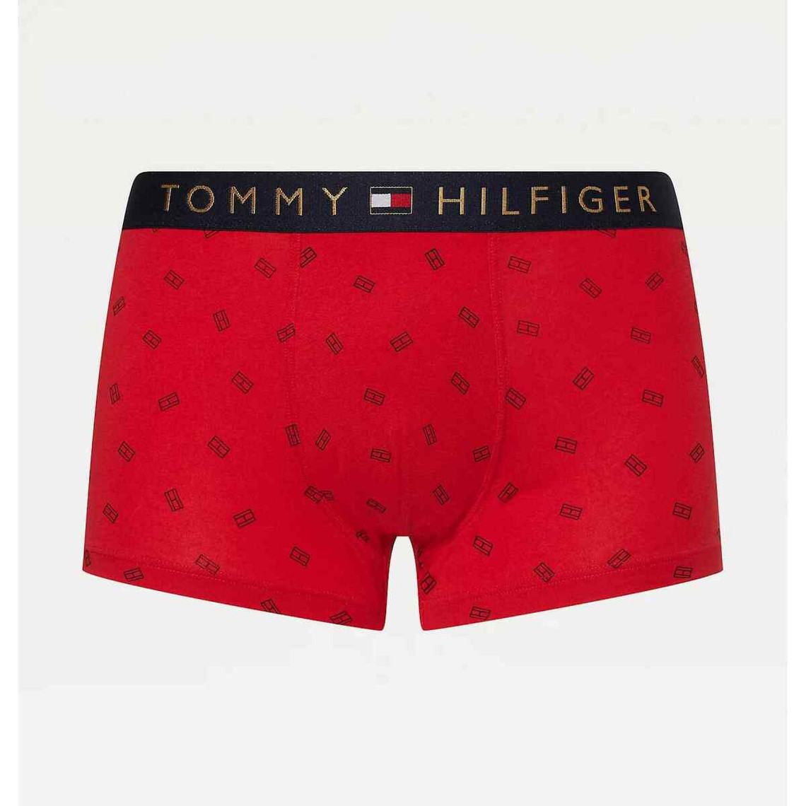 Set boxer logote & paire de chaussettes - Rouge Tommy Hilfiger Underwear en coton