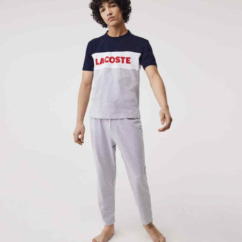 Ensemble pyjama - Gris Lacoste Underwear en coton