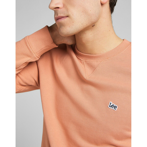 Sweatshirt Homme - Uni Saumon orange en coton