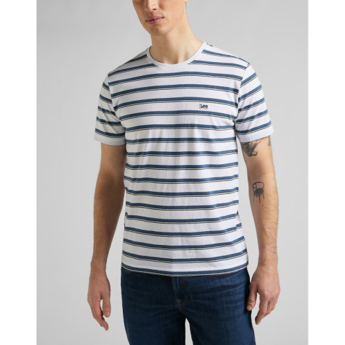 Lee - T-Shirt Homme STRIPE TEE - Promotions Mode HOMME