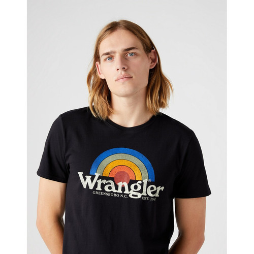 T-Shirt noir Homme Wrangler