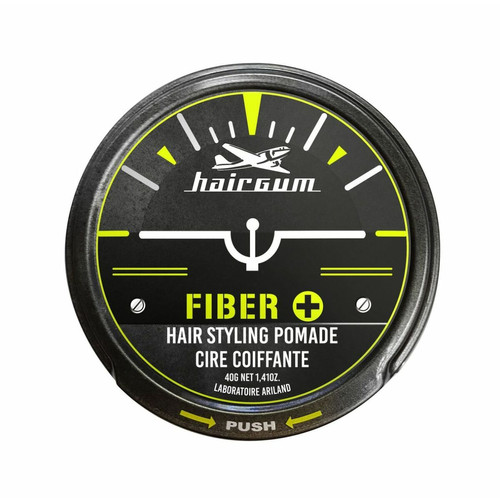 Hairgum - Cire Coiffante Fiber + Concentrée - Touché Non Gras - Cadeaux Fête des Pères