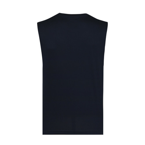 Tee-shirt en coton noir bleu marine