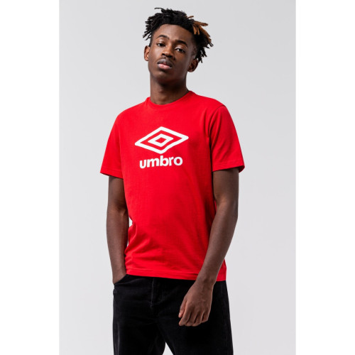 Umbro - Tee-shirt en coton rouge pour homme - Umbro