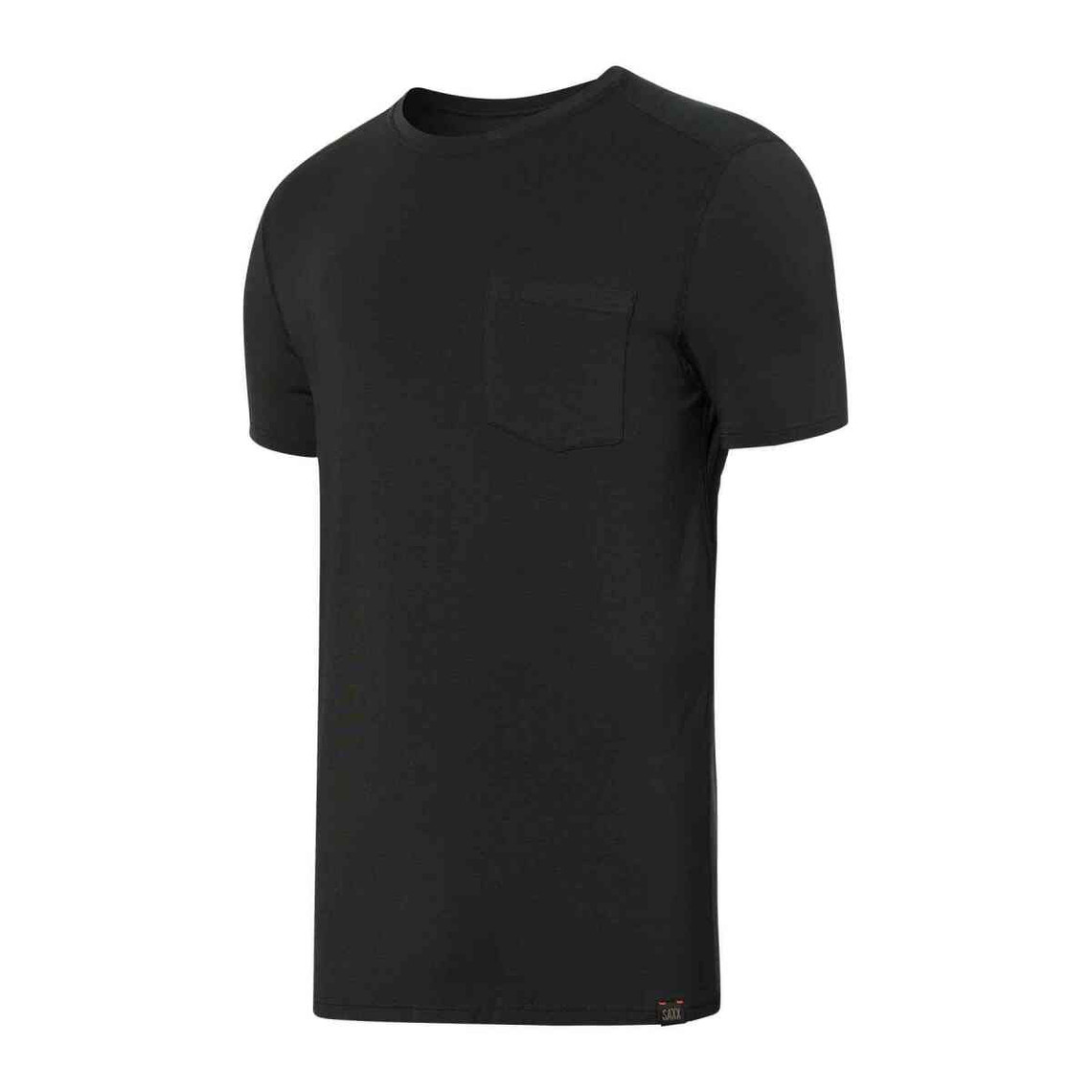 t-shirt col rond à manches courtes sleepwalker - noir en coton modal