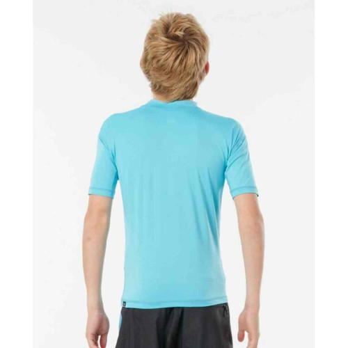 T-shirt surf anti-UV garçon manches courtes Rip Curl Bleu