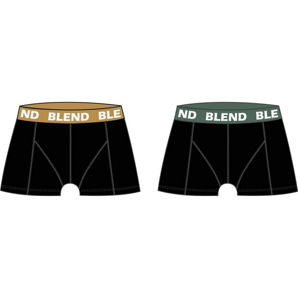 boxer multicolore homme noir en coton