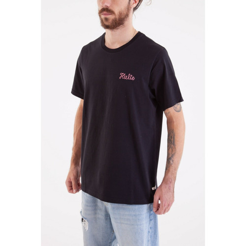 Tee-shirt CORPO SCRIPT noir en coton